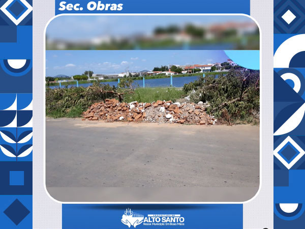 A Prefeitura Municipal de Alto Santo tem orgulho em informar que a Secretaria de Obras não para, trabalhando incansavel!