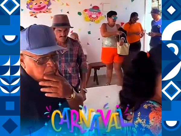 Carnaval Cultural dos Idosos promovido pelo CRAS e SCFV da Secretaria de Assistência Social